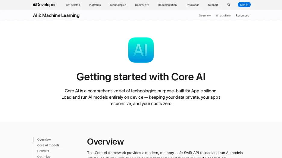 Core AI Framework Lab