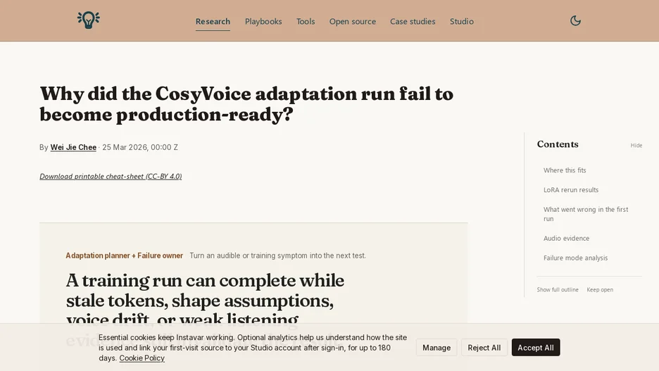 CosyVoice3 LoRA Fine-Tuning