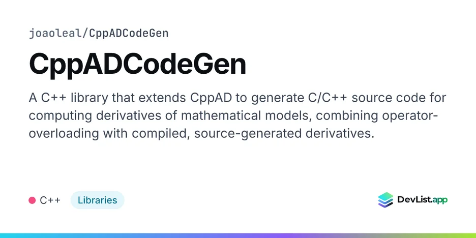 CppADCodeGen