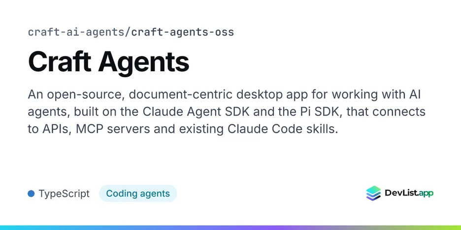 Craft Agents