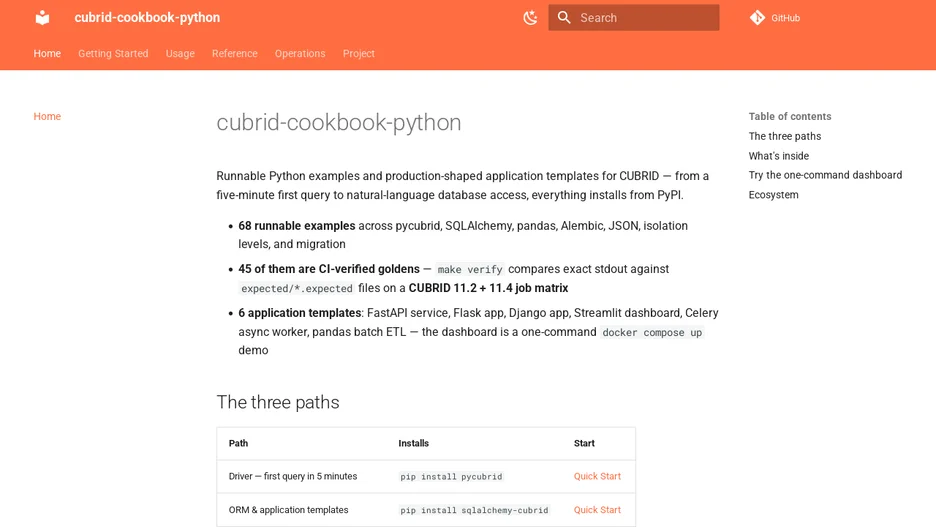 CUBRID Python Cookbook