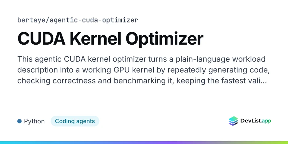 CUDA Kernel Optimizer