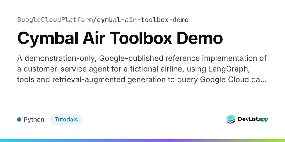 Cymbal Air Toolbox Demo
