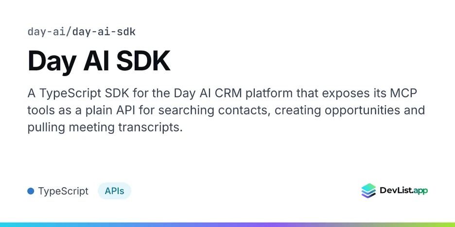 Day AI SDK