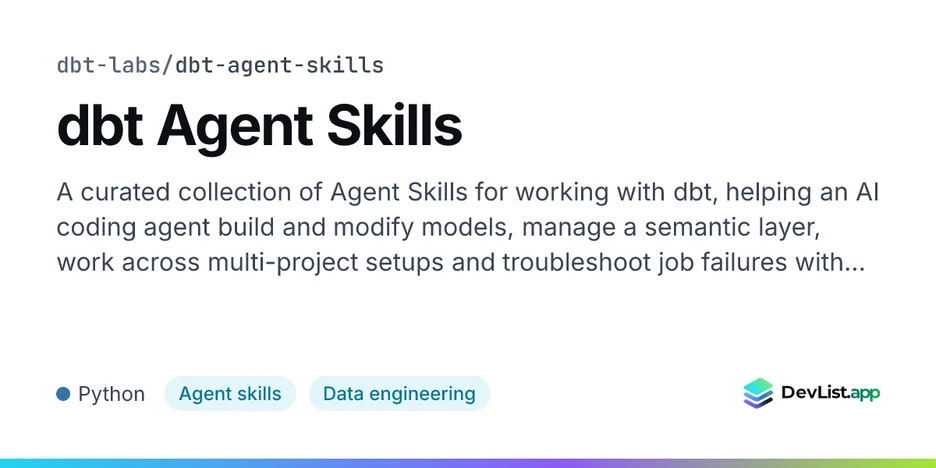 dbt Agent Skills