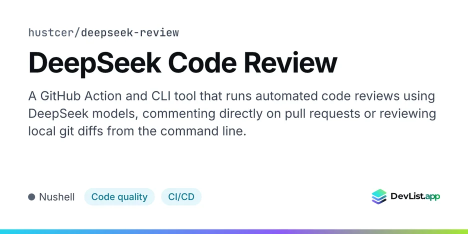 DeepSeek Code Review