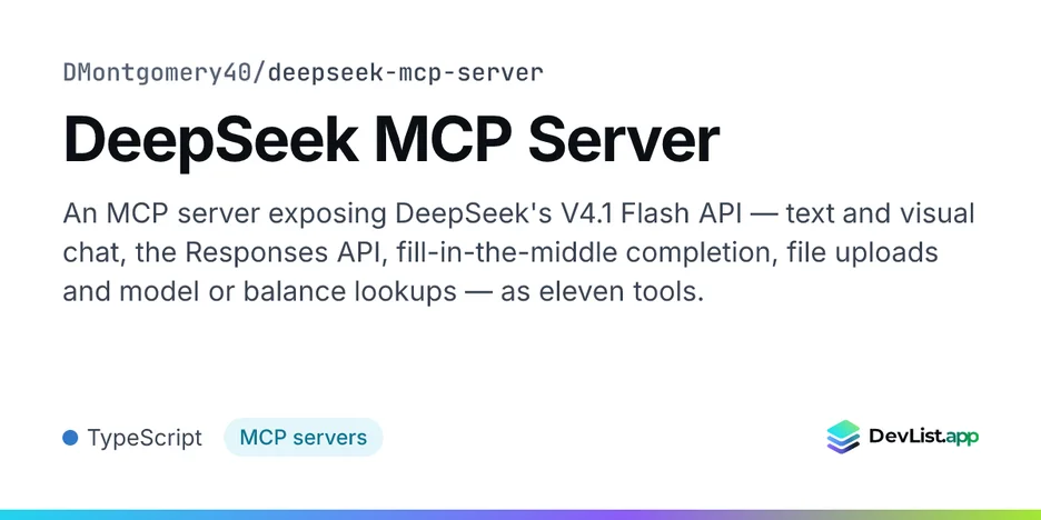 DeepSeek MCP Server