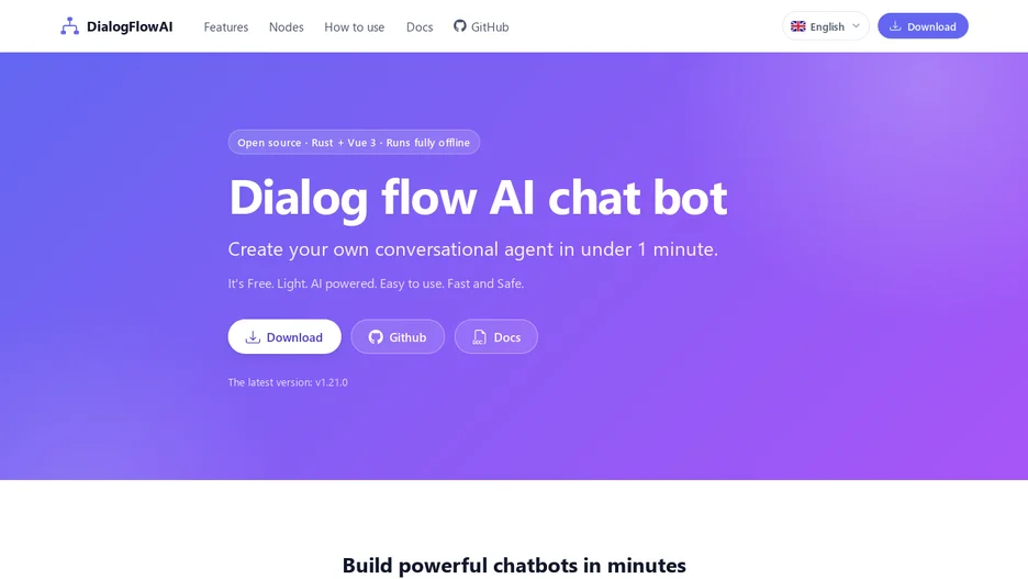 Dialog flow AI