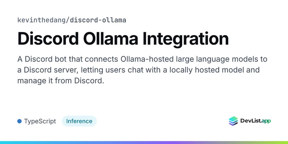 Discord Ollama Integration