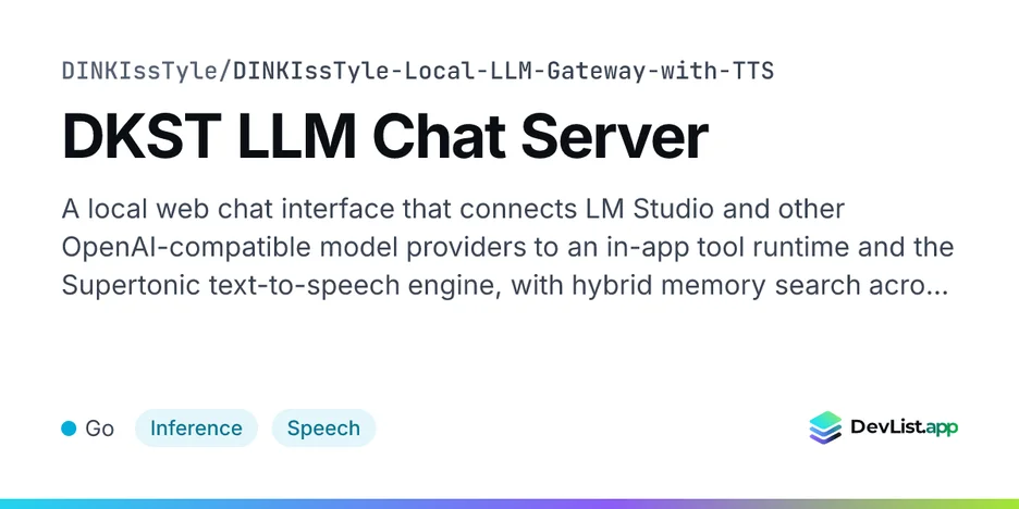 DKST LLM Chat Server