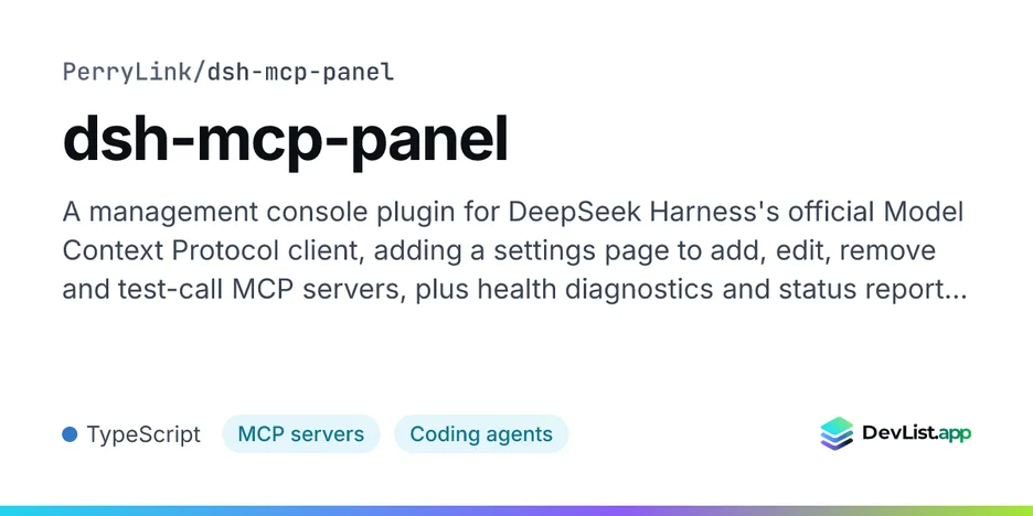 dsh-mcp-panel