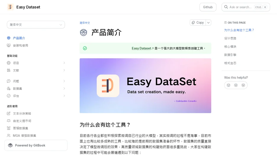 Easy Dataset