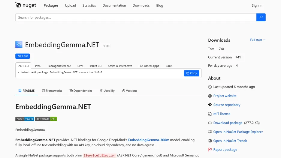 EmbeddingGemma.NET