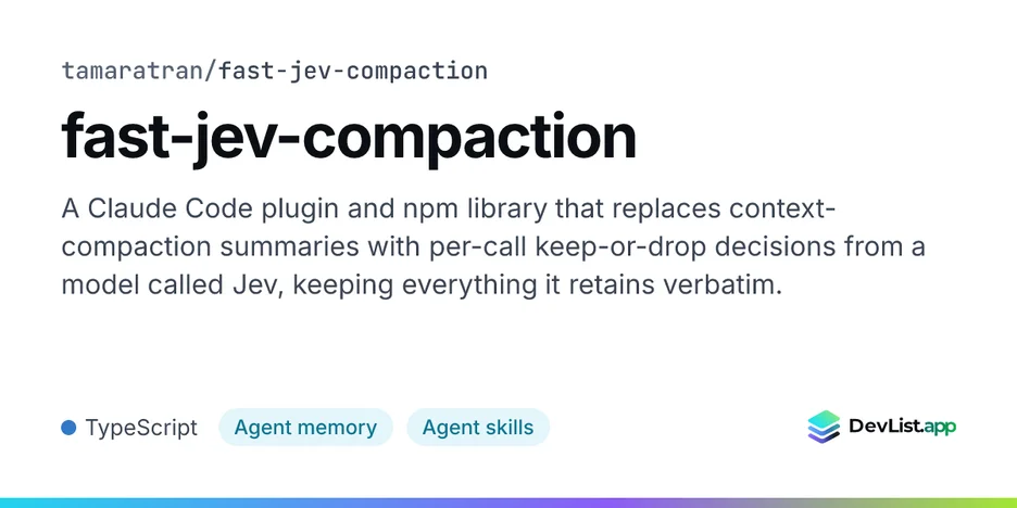 fast-jev-compaction