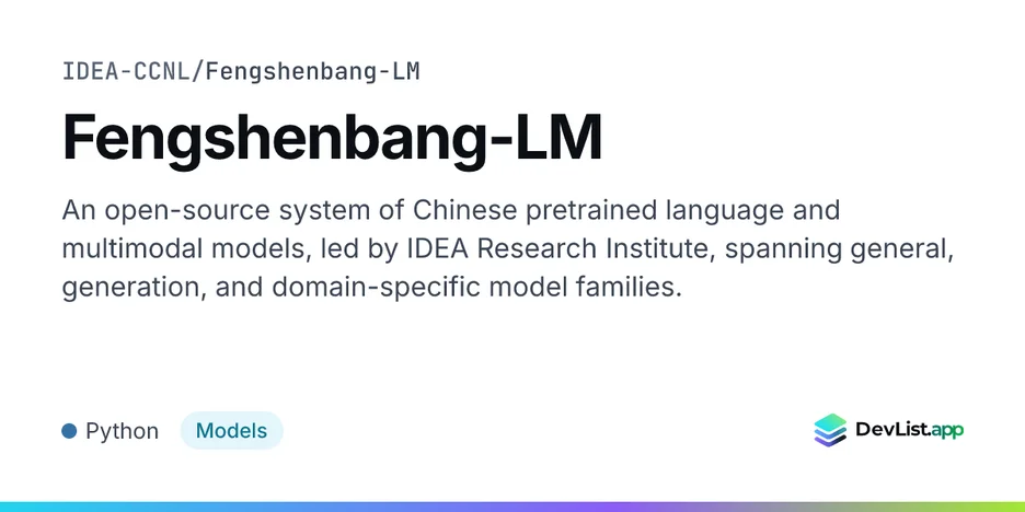 Fengshenbang-LM