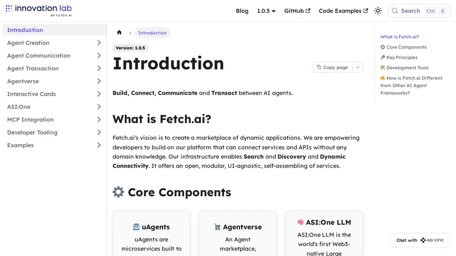 Fetch.ai Innovation Lab Examples