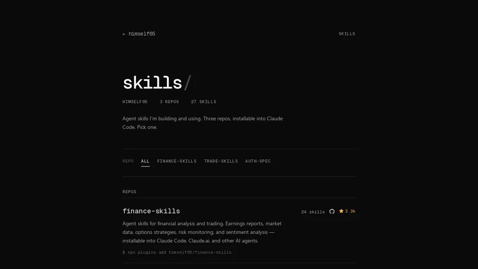 Finance Skills