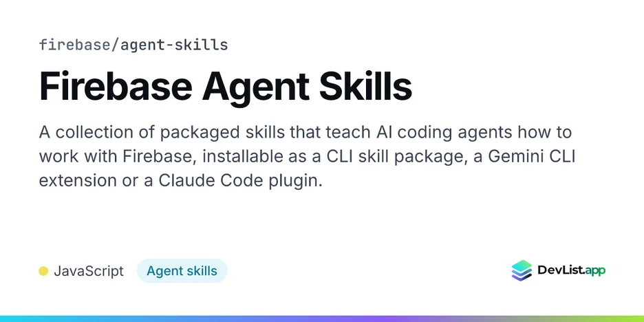 Firebase Agent Skills