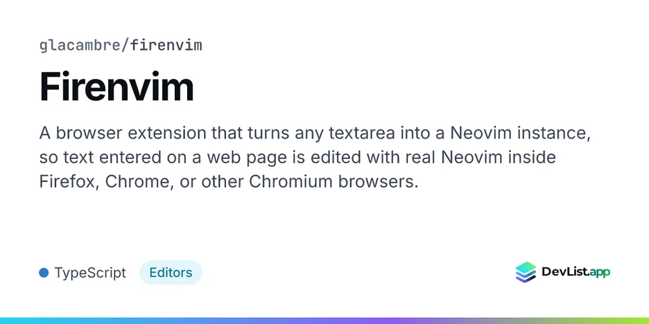 Firenvim