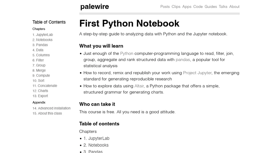 First Python Notebook