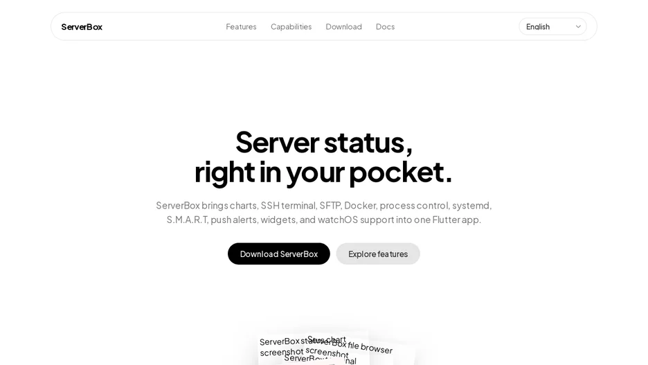 Flutter Server Box