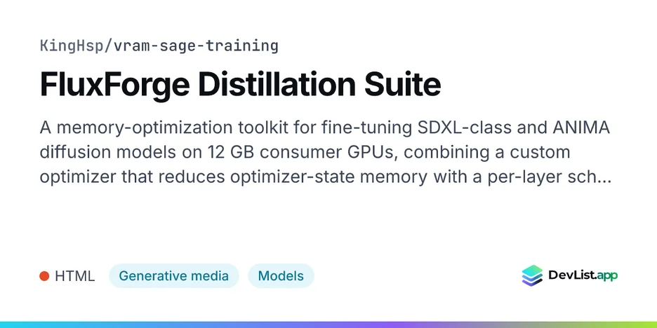 FluxForge Distillation Suite