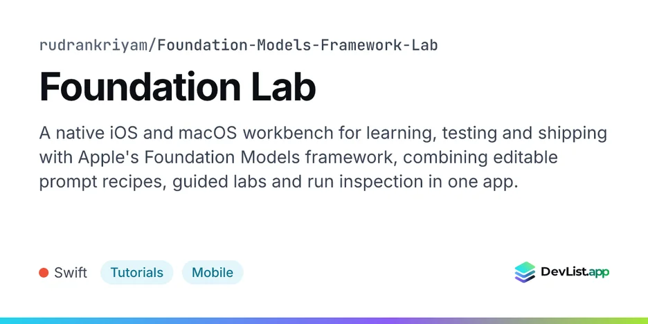 Foundation Lab