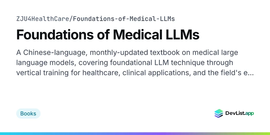 Foundations of Medical LLMs