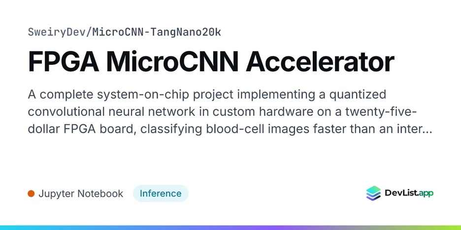 FPGA MicroCNN Accelerator