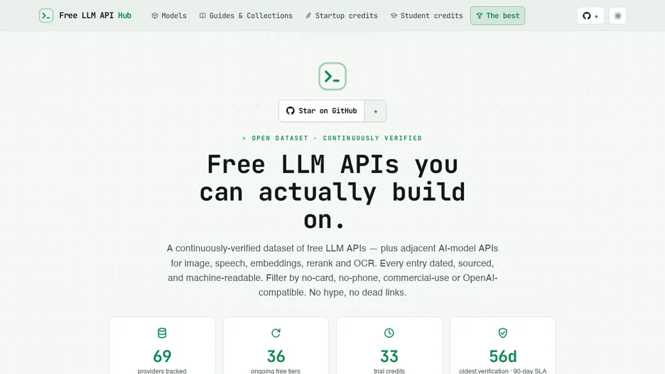 Free LLM API Hub