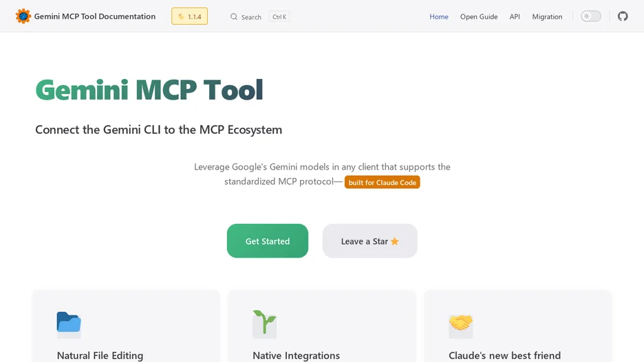 Gemini MCP Tool