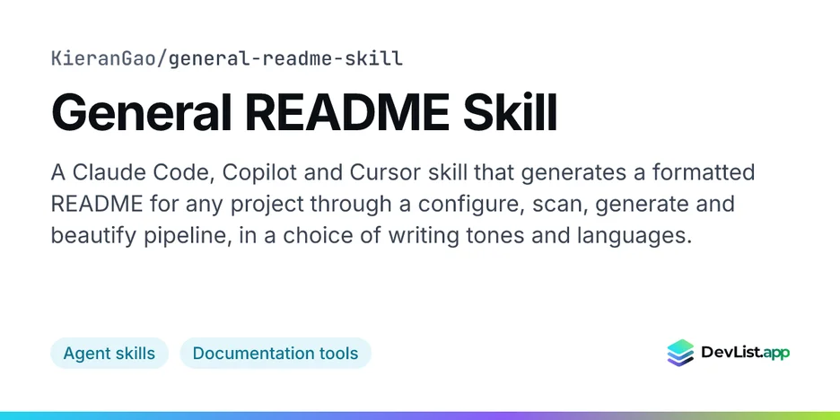 General README Skill