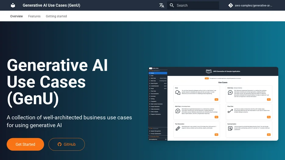 Generative AI Use Cases (GenU)