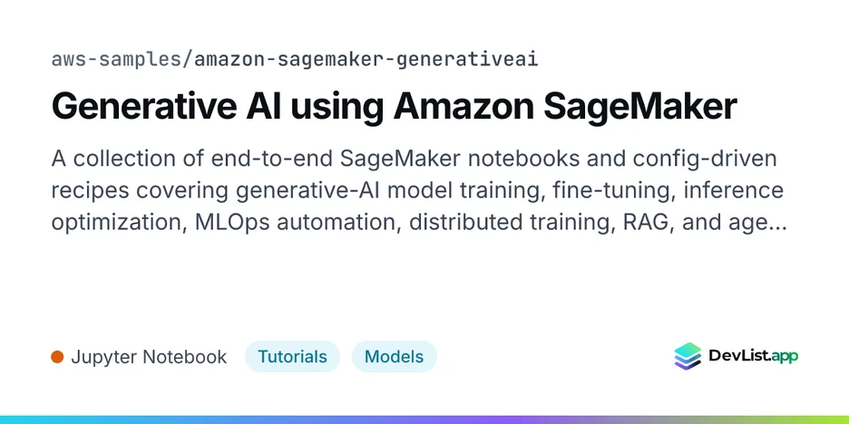 Generative AI using Amazon SageMaker