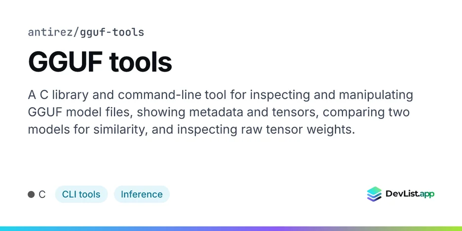 GGUF tools