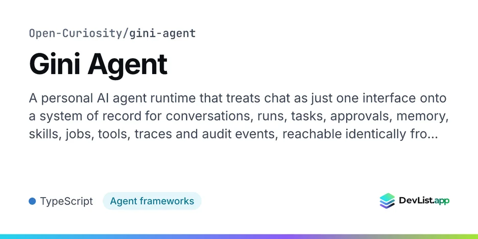 Gini Agent