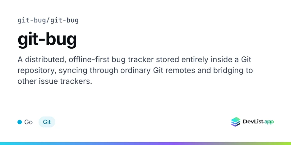 git-bug