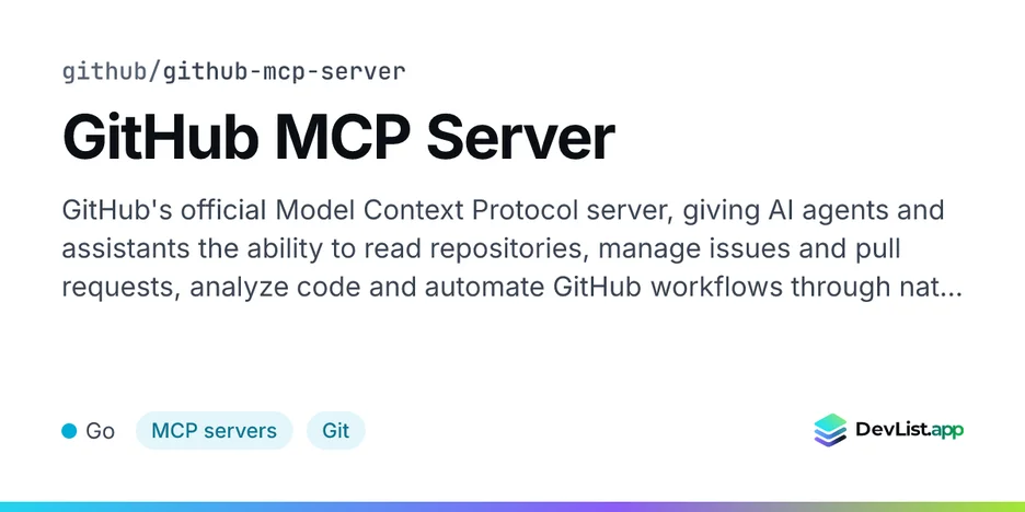 GitHub MCP Server
