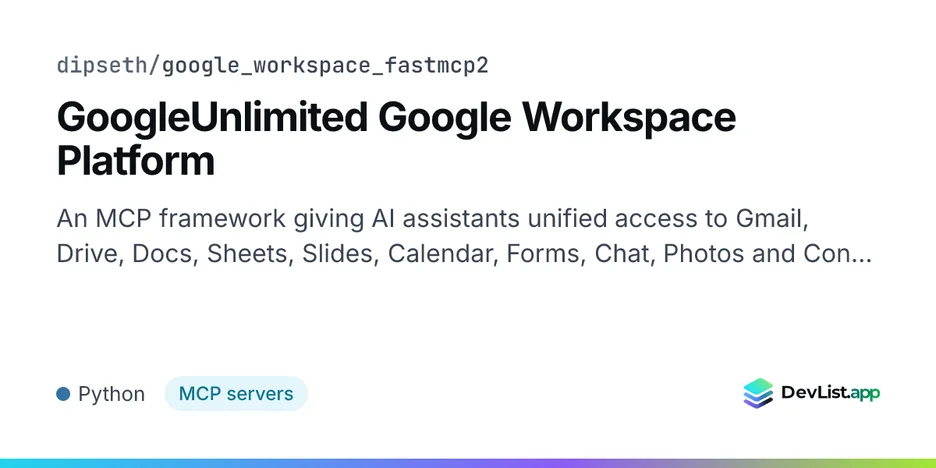 GoogleUnlimited Google Workspace Platform
