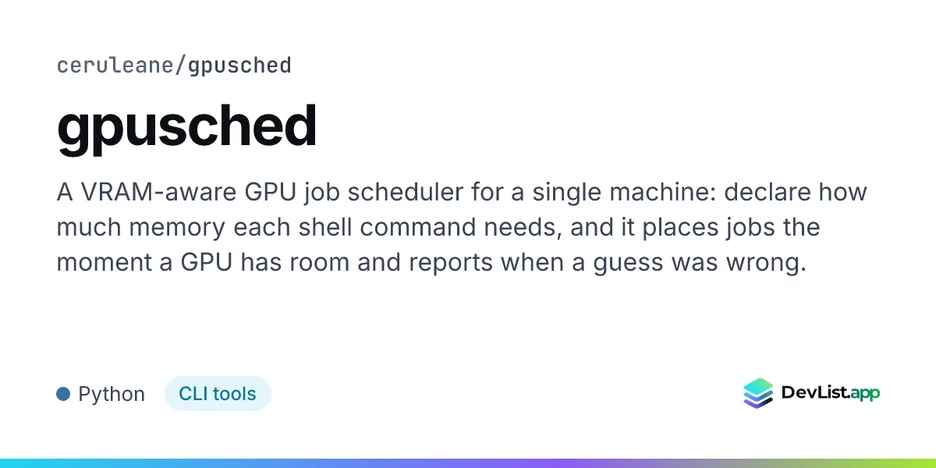 gpusched