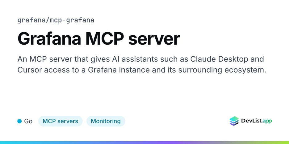 Grafana MCP server