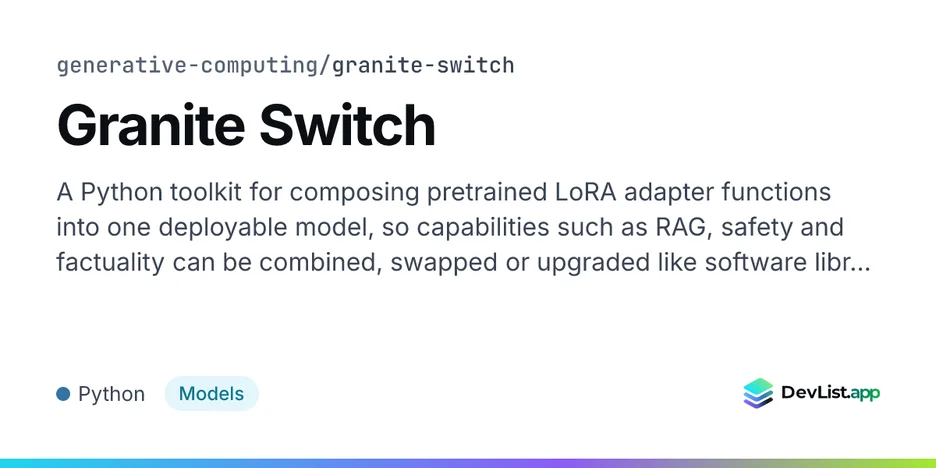 Granite Switch