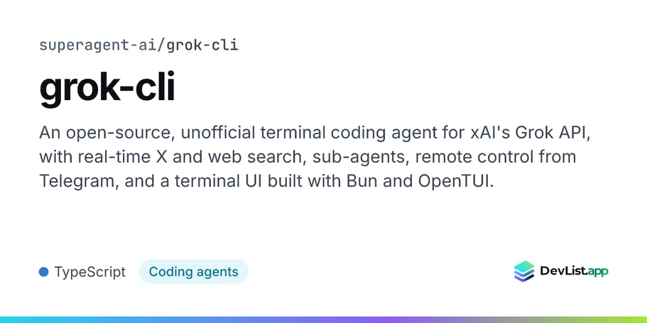 grok-cli