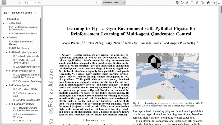 gym-pybullet-drones