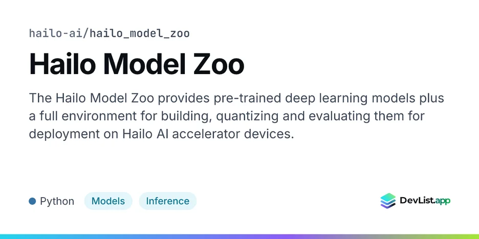 Hailo Model Zoo