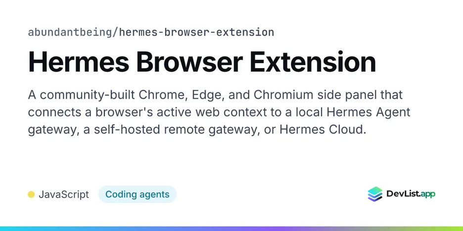 Hermes Browser Extension