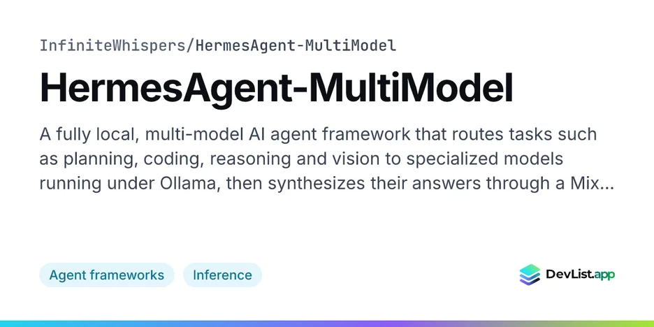 HermesAgent-MultiModel