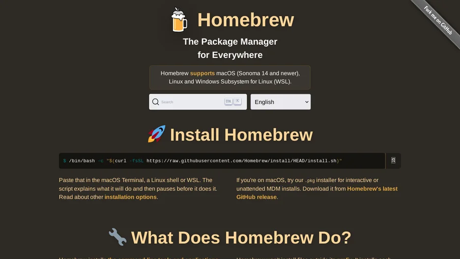Homebrew Cask