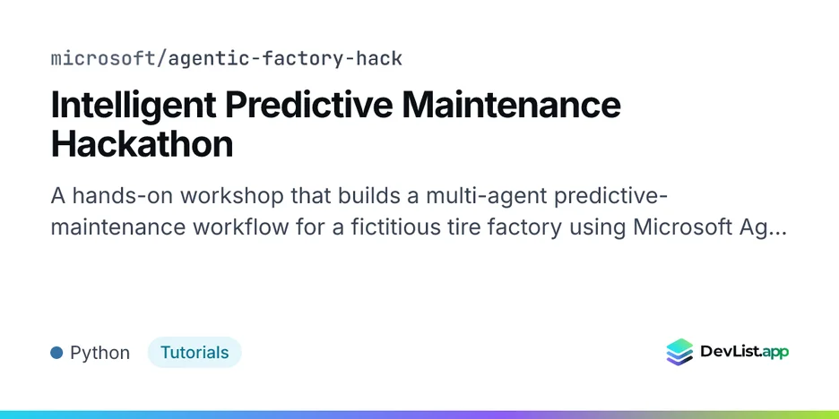 Intelligent Predictive Maintenance Hackathon