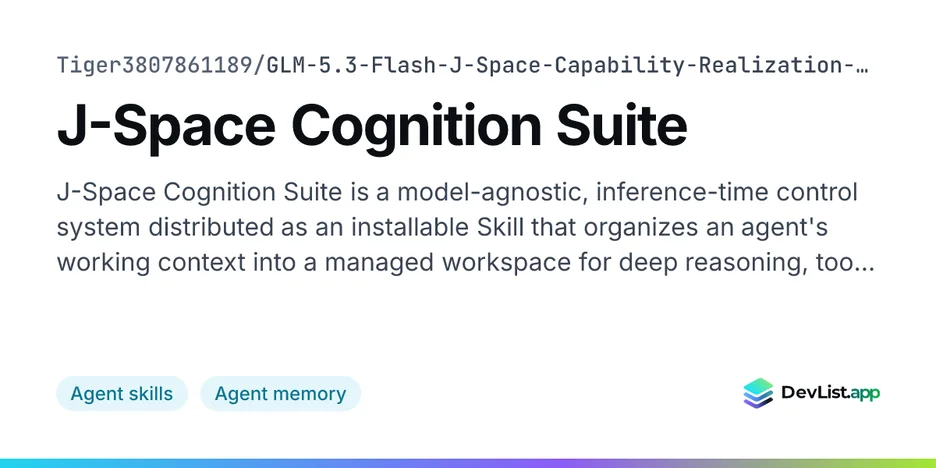 J-Space Cognition Suite